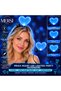 Mega Heart Led Lighted Party Crown with Big Heart Concert Festival Birthday Accessory Blue