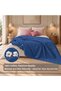 100% Cotton 220X240 cm Waffle Patterned, Pique Bed & Sofa Cover - 3