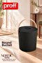 Rainbow Nordic Series Multi-Purpose Round Bucket - Toy and Item Storage Box with Organizer Lid
