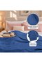 100% Cotton 150X200 cm Waffle Patterned, Pique Bed & Sofa Cover - 4
