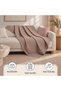 100% Cotton 150X200 cm Waffle Patterned, Pique Bed & Sofa Cover - 5