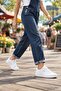 Cr-6026 Women's White Anatomical Sole Daily Comfort Sneaker Shoes