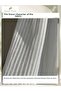 Off-White Tulle with Corded Stripes, Silver Glitter 1/3 Dense Pleated Curtain - 4
