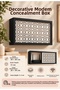 Wall Mountable Decorative Modem-Wifi and Fuse Storage Box 30X40 cm Depth 11 cm