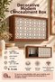 Wall Mountable Decorative Modem-Wifi and Insurance Storage Box 25X35 cm Depth 11 cm