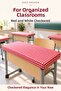 Red and White 15-Piece Elastic Tablecloth, 100X140 cm Teacher Tablecloth Gift - 3
