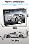 Lotus Evija Licensed Race Car with 308 Pieces Blocks 1:20 Scale 2.4Ghz Remote Control - Bluetooth Controlled Via Mobile App Bpa-Free Quality Abs Plastic Technical Building Blocks Toy Set - 4