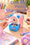 Pencil Sharpener with Sleeve – Pencil Sharpener with Container, Pencil Opener with Flip Sleeve - Pink