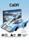 Azure Storm Light Blue Race Car with 266 Pieces Blocks 2.4Ghz Remote Control - Bluetooth Controlled Via Mobile App Bpa-Free Quality Abs Plastic Technical Building Blocks Toy Set