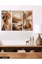 Boho Style Landscape and Woman 3-Piece Mdf Painting - 2