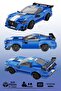 Blue Knight Race Car with 325 Blocks 2.4Ghz Remote Control - Bluetooth Controlled Via Mobile App Bpa-Free Quality Abs Plastic Technical Building Blocks Toy Set - 2
