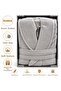 King Size Single Bathrobe Şalyaka-Classic Gray (Size 3XL) New - 3