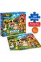 3 Pieces 100 Piece Puzzle Set-3 - 3