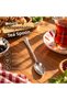 Economical Tea Spoon Stylish and Simple Design Daily Use Multiple Sets Stainless Steel