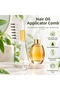 10 Pieces Hair Care Oil Application Comb – Ergonomic Handle Serum Comb with Refillable Transparent Container Scalp Massager Oil Applicator - 8