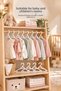 12 Pieces of Children's Clothes Hangers - Baby Clothes Hangers - Children's Room Organizer Hangers - White 12 Pieces - 5