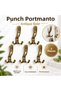 (5 Pieces) Dotted Coat Rack Authentic Yellow Metal Hanger Wall Mounted Clothes Hanger Coatroom Hanger Decorative Hanger - 6