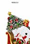 Christmas Snow Globe Santa Claus in Sleigh 25 cm - 2