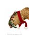 Christmas Ornament Deer Head Wicker Large Size Brown 32 cm - 2