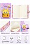 Magnetic Notebook Cute Giraffe – 160 Pages, 13X18 cm Lined Faux Leather Notebook - 5