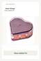 10 Pieces 300 Cc Mica Hard Plastic Heart Bowl with Lid, Dessert and Chocolate Presentation Container - 3