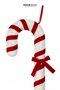Christmas Ornament Candy Cane with Bow Red and White 52 cm - 2
