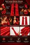 Red Long Shiny Gloves Women Opera over Elbow Christmas Halloween Halloween Bride - 3