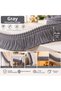 High Quality Rope Fringe Gray Tassel 1 Meter – Decorative Strip, Stylish Design