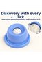 Spinning Bulk Lick Toy for Dogs – Wet Food and Treat Dispenser, Blue - 7