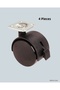 Spt-Gld 4-Piece Locking Wheel Feet 4 cm Silent (221845) and Durable - 2
