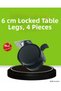 Spt-Gld Lockable Stand and Leg Set for Coffee Table and Restaurant Trolley (230324) - Set of 4 Legs - 5