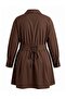 Brown Woven Plus Size Dress Tbbaw27Ah00019 - 4