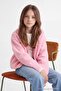 Powder Girl's Fleece Zippered Basic Knitted Sweatshirt Tkdaw27Sw00093 - 6