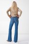 Mavi Orta Esnek Arka Cep Detaylı Normal Bel Flare Jeans TWOAW27JE00255 - 6