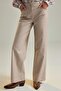 Bej Suni Deri Pantolon TWOAW27PL00113 - 2