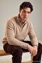 Stone Regular Half Turtleneck Plain Knitwear Sweater Tmnaw22Kz0347 - 3