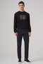 Men's Black Denim 5 Pocket Slim Fit Jean Jeans - 3