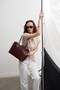 Sienna Makeup Bag Shoulder Bag Claret Red - 3