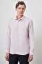 Men's Pink Slim Fit Italian Collar Shirt