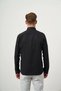 Men's Black Oxford Slim Fit Button-Down Collar Shirt - 5