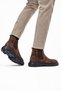 Forest Brown Suede Genuine Leather Men's Chelsea Boots - 2