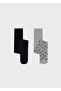 2-10 Years Girl's 2-Piece Pantyhose Set Black