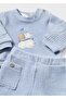 Baby Boy Blue Tracksuit Set 3 Pieces 02626 080 - 2