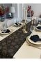 New Year Themed Black Runner New Year Table New Year Runner - 5