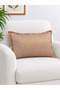 Patterned Yellow Throw Pillow Cover - 4