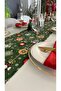New Year Themed Green Ball Patterned Runner Christmas Runner (Napkin Not Included) - 5