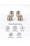 Square Bathroom Faucet (Efes) - Complete Brass Casting Body - Brass Elbow and Brass Rosette Set - 5