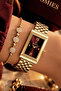 Premium Rectangular Case Women's Wristwatch Steel Band Japanese Movement Gift with Special Box Hmby2063C1 - 3