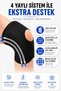 Patella Opening Sports Knee Brace Adjustable Velcro Band Side Spring Knee Band - 4