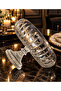 Cut Crystal Round Standing Presentation Bowl 28 Cm Salad Presentation Bowl - 2